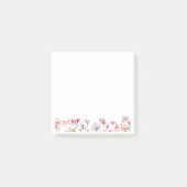 Pastel Floral Post-it Klebezettel (Vorderseite)