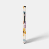 Pastel Floral Retro Hippie Blume iPhone Hülle (Linke Seite)