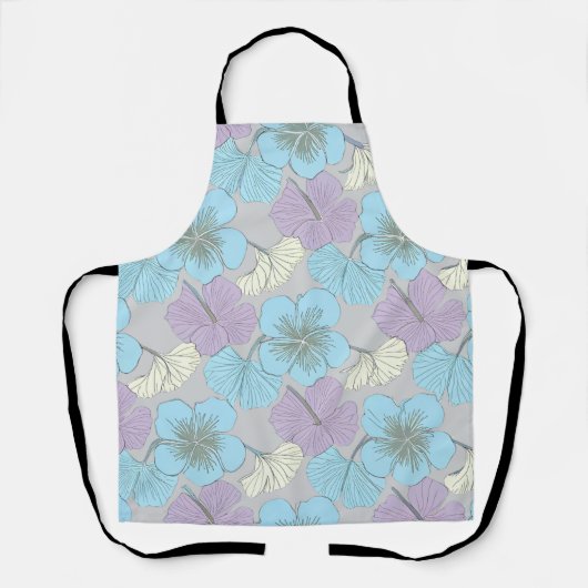 "Pastel Floral Schürze (Vorderseite)