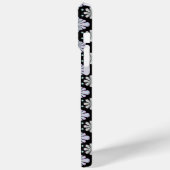 Pastel floral shapes on a black background Case-Mate iPhone hülle (Rückseite / Links)