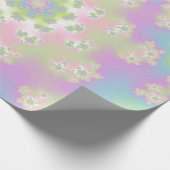 Pastel Floral Sprinkles Geschenkpapier (Ecke)