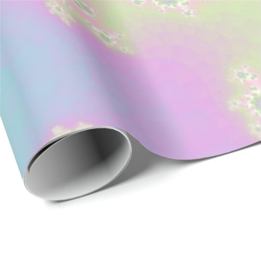 Pastel Floral Sprinkles Geschenkpapier (Rolleneckpunkt)