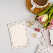 Pastel floral Sticky Notes mit Namen - Post-it Not Post-it Klebezettel