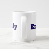 Pastel Floral Tasse | Personalisiert mit Ihrem Nam (Rückseite)