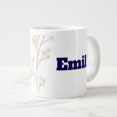 Pastel Floral Tasse | Personalisiert mit Ihrem Nam (Vorderseite Rechts)