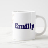 Pastel Floral Tasse | Personalisiert mit Ihrem Nam (Rechts)