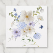 Pastel Floral Vielen Dank Geschenkanhänger (Rückseite)