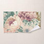PASTEL FLORAL VINTAG GARTEN BADEZIMMER TOWEL SET (Handtuch)