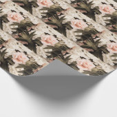 Pastel Floral Vintag: Zeitlose Eleganz Geschenkpapier (Ecke)