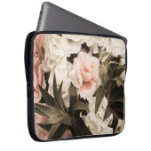 Pastel Floral Vintag: Zeitlose Eleganz Laptopschutzhülle (Vorne Rechts)