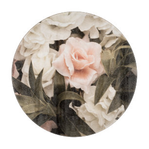 Pastel Floral Vintag: Zeitlose Eleganz Schneidebrett