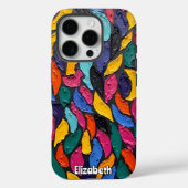 Pastel Floral Waves Case-Mate iPhone Hülle (Rückseite)