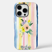 Pastel Floral Wirbel Case-Mate iPhone Hülle (Rückseite)