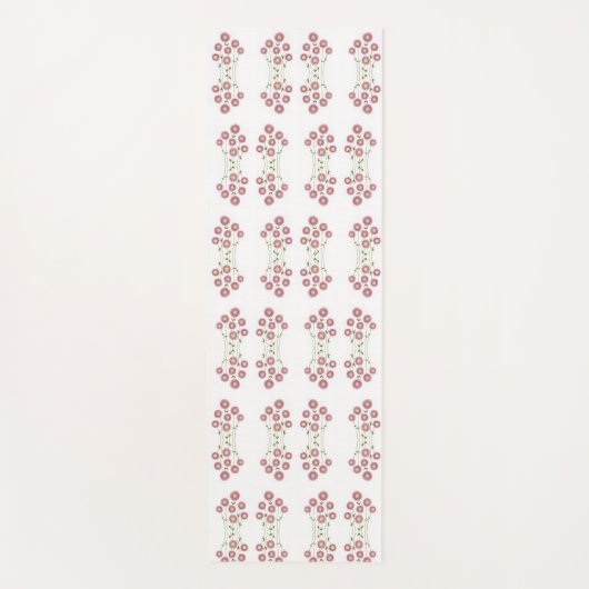 Pastel Floral  Yogamatte (Vorderseite)