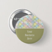 Pastel Florals Button (Vorne & Hinten)