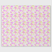 Pastel Florals Geschenkpapier (Flach)