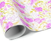 Pastel Florals Geschenkpapier (Rolleneckpunkt)