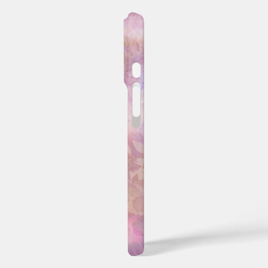 Pastel Florals With Chic Script Monogram Case-Mate iPhone Hülle (Rückseite / Links)