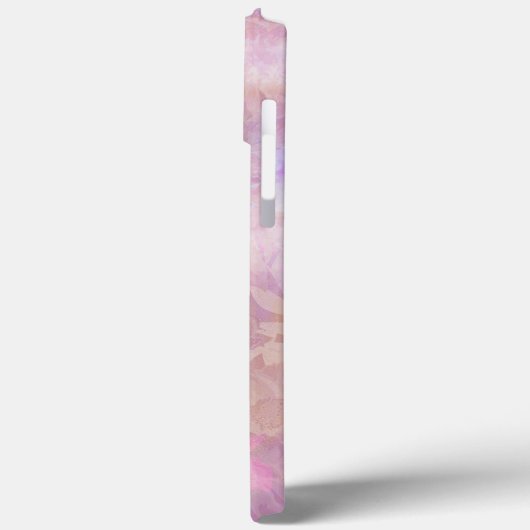 Pastel Florals With Chic Script Monogram Case-Mate iPhone Hülle (Rückseite / Links)