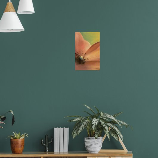Pastel Flower Art Print | Soft Floral Wall Decor Poster (Wohnzimmer 1)