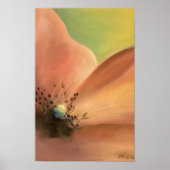 Pastel Flower Art Print | Soft Floral Wall Decor Poster (Vorne)