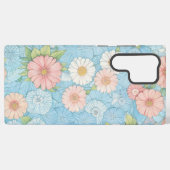 Pastel Flower Floral Pattern Phone Case Samsung Galaxy Hülle (Rückseite (Horizontal))