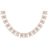 Pastel Flower Happy Birthday Wimpelkette (Alle)