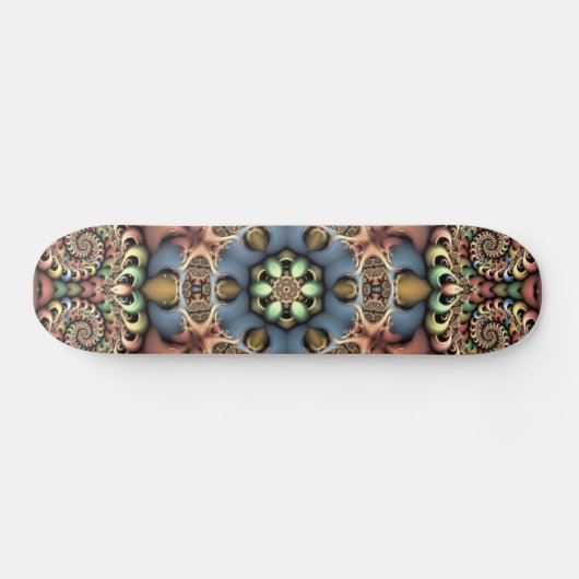 Pastel Flowers skateboard (Horizontal)