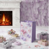 Pastel Fluffy Bows & Flowers Gift Bag Mittlere Geschenktüte