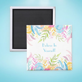 Pastel Foliage glaubt euch selbst! Magnet