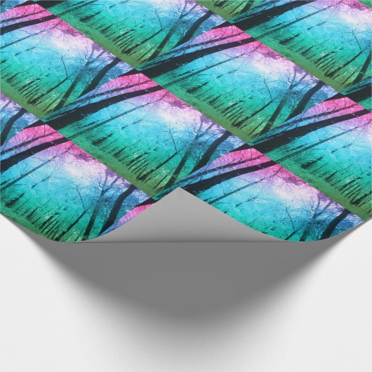 Pastel Forest Geschenkpapier (Ecke)