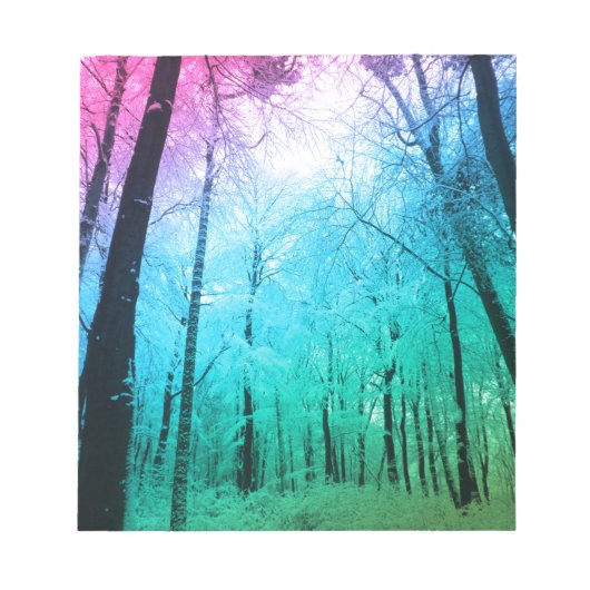 Pastel Forest Notizblock (Vorderseite)