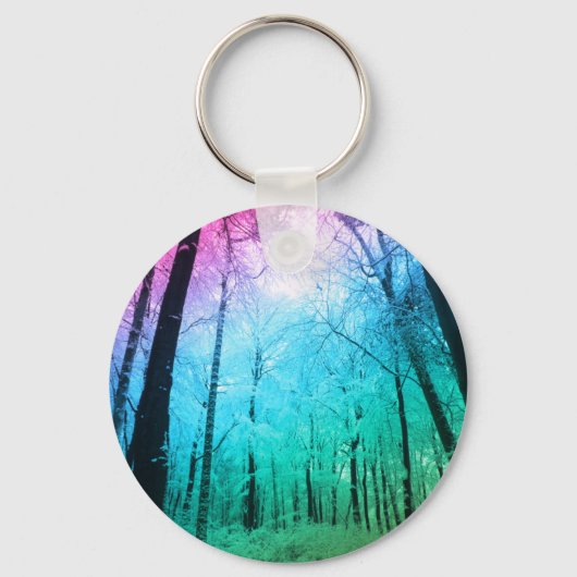 Pastel Forest Schlüsselanhänger (Vorderseite)