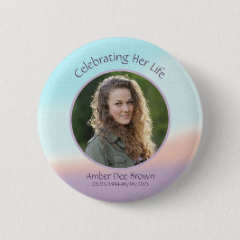 Pastel Foto Life Celebration Button