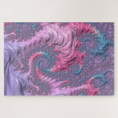 Pastel Fraktal Puzzle (Horizontal)