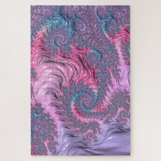 Pastel Fraktal Puzzle (Vertikal)