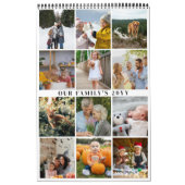 Pastel Frames Monatliche Foto Collage Family Fotos Kalender (Titelbild)
