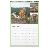 Pastel Frames Monatliche Foto Collage Family Fotos Kalender (Mär 2026)