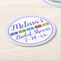 Pastel French Macaron Cookie Brautparty