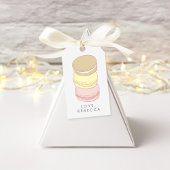 Pastel French Macarons Geschenkanhänger