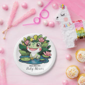 Pastel Frog Babydusche Pappteller (Party)