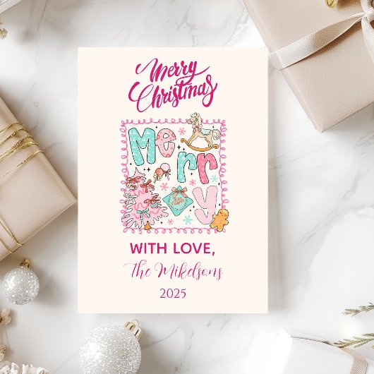 Pastel Frohe Weihnachten