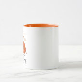 Pastel-Fuchs-Mama-Baby-Erster-Muttertag-Regenbogen Tasse (Zentrum)