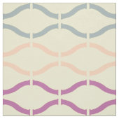 Pastel Funky Retro Geometrisches Muster 3 Stoff (Muster)