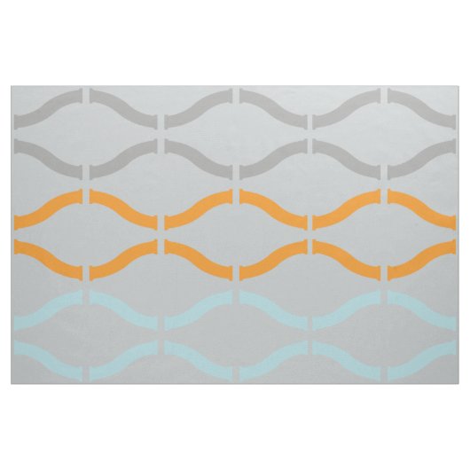 Pastel Funky Retro Geometrisches Muster Stoff (Fat Quarter (45,7 x 55,9 cm))