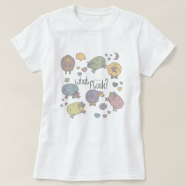 Pastel Funny Puff Was für ein Niedliches Schaf T-Shirt