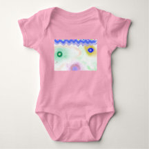 Pastel Galaxies Impressionist Art Baby Bodysuit