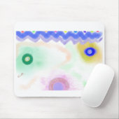 Pastel Galaxies Impressionist Art Mousepad (Mit Mouse)