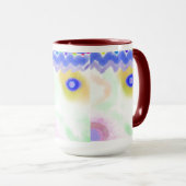 Pastel Galaxies Impressionist Art Mug Tasse (VorderseiteRechts)