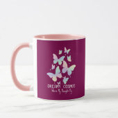 Pastel Galaxy Butterflies Dreamy Aesthetic Tasse (Links)